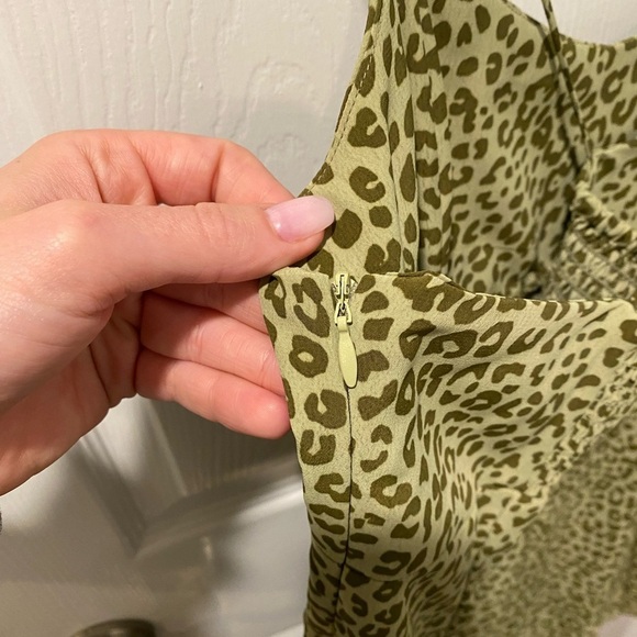 Leopard Print Slip Dress - Picture 6 of 10